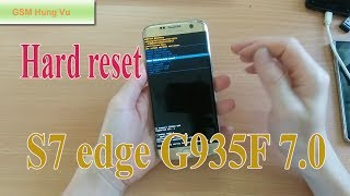 How to Hard Reset Galaxy S7 edge G935F Android 70 [upl. by Hannie]