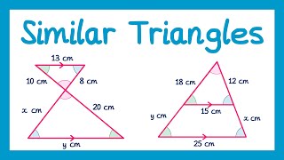 Similar Triangles  GCSE Maths [upl. by Sherj804]