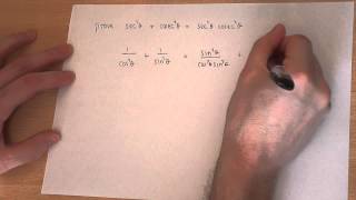 Trigonometry  proving trig identities [upl. by Knutson]