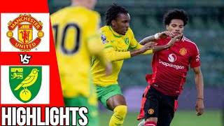 Manchester United vs Norwich City  All Goals amp Highlights  U21 Premier League 2  270924 [upl. by Misa950]