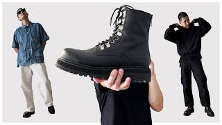 How to Look Good in Black Boots Orée NYC Infantry Combat Boots [upl. by Acihsay]