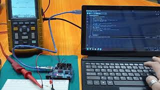 Proyecto 04 Creación de una señal PWM controlada por monitor serie [upl. by Casimire]