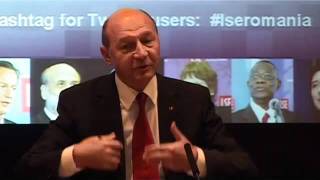 A lecture by Traian Băsescu President of Romania in English [upl. by Marteena]