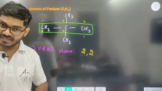 ISOMERS OF PENTANE  CH 4 Carbon and its Compounds Class 10  CBSE NEW NCERT BY Rajeev Sir [upl. by Aidualc175]