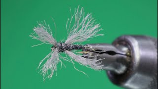 SPENT WING GRANNOM CADDIS  FLY TYING TUTORIAL [upl. by Blum]