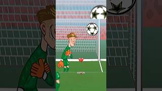 Ter Stegen turned into the Onana 💀 footballanimation [upl. by Adnot]