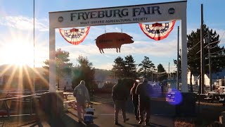 Fryeburg Fair Woodsmens day 2022 Good Eats and animals [upl. by Nirehtac958]