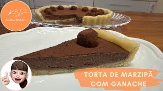 TORTA DE MARZIPÃ COM GANACHE DE CHOCOLATE UM SHOW [upl. by Devonne]