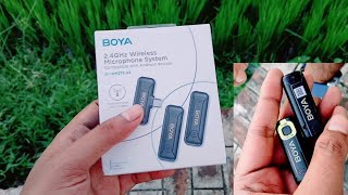 boya wireless microphone  boya wireless mic  wireless mike type c  wireless mic for Android [upl. by Terri]