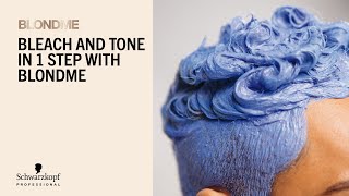 Get to know Bleach and Tone in 1 step with BLONDME [upl. by Enowtna575]