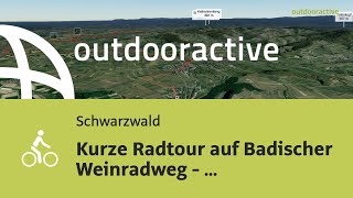 Kurze Radtour auf Badischer Weinradweg  Etappe 2 KaiserstuhlTuniberg von [upl. by Pooley828]