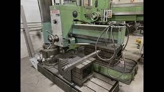 Bergonzi TM 50 Series 3 4 ft Radial Drill [upl. by Geffner]