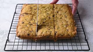 Vegan Blondies Recipe [upl. by Tnattirb]