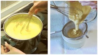 Quick Pastry Cream Recipe amp Zabaione Recipe [upl. by Essirahc]