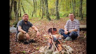 Gljive Vrganj Sunčanica Biserka Ježevača Bukovača u jesen iz rodnog kraja i roštilj u šumi [upl. by Anjali]