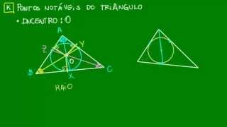 Bissetrizes e incentro  Triângulos  Matemática [upl. by Leddy534]