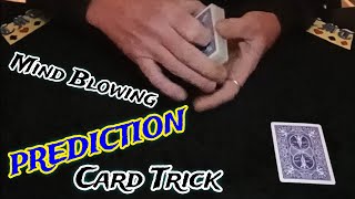 Stunning Prediction Card Trick [upl. by Eniawtna]