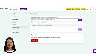 Share Your Org Chart Easily Learn How to Use Shareable Links [upl. by Milde480]