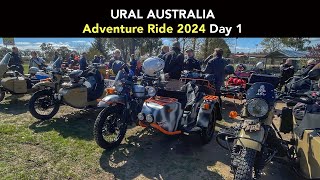 Ural Australia Adventure Ride 2024 Day 1 [upl. by Trocki]