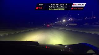 2022 24 Hours of Nurburgring  Night Onboard Audi R8 LMS 15 Audi Sport Team Phoenix [upl. by Anyala]