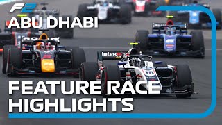 F2 Feature Race Highlights  2022 Abu Dhabi Grand Prix [upl. by Abra]