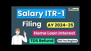 Filing ITR 1 Live in Old Tax Regime for Salaried Individual [upl. by Audras]