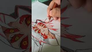 Upper moon 1st kokushibo ☠️drawing drawingyoutubeshortskokushibotrendingviralvideo [upl. by Hnah]