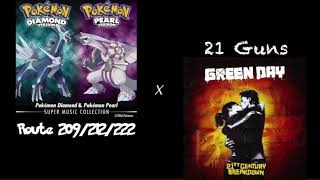 Route 209 x 21 Guns Pokemon DPPt x Green Day [upl. by Ymrots]