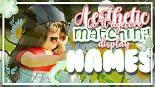 15 Aesthetic ROBLOX Display Name Ideas  Peachy Soul [upl. by Eliga]