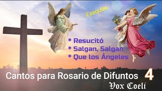 Cantos Católicos para el Santo Rosario de Difuntos Que los ángeles Resucitó y Salgan salgan [upl. by Chita]