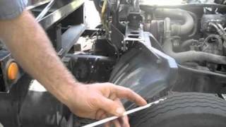 How to check your oil amp water Mits Fuso [upl. by Yerroc]