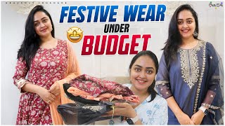 Festive Wear Collection Under Budget  Heavenly Homemade [upl. by Ynez]