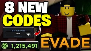 NEW EVADE CODES 2024  ROBLOX EVADE CODES IN JULY 2024 [upl. by Valerlan]