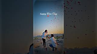 Happy Rose Day🌹 status lovestatus youtubeshort 🌹😘❤️ [upl. by Arbba]