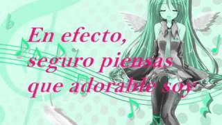 Miku Hatsune WORLD IS MINE latino full  karaoke instrumental [upl. by Odericus]