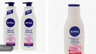 ريفيو لوشن نيفيا لتفتيح الجسم هتتفاجئي من النتيجه وكمان سعره 💸Nivea body lotion Natural fairness [upl. by Eelyac]