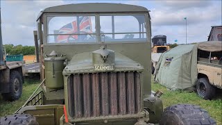 Scammell Pioneer Transporter partially restored close up at the White Horse Military Show 2024 [upl. by Eustasius545]