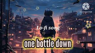 One bottle down  lofi song [upl. by Elletsyrk]