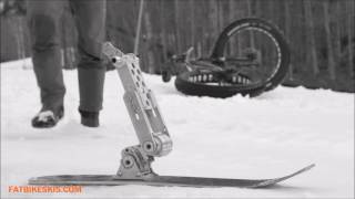 Fat Bike vs Fat Bike Ski climbing and descending [upl. by Hugo4]