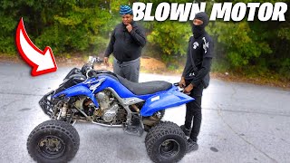 He Traded For Yamaha Raptor 700 WITHOUT TEST RIDING BLOWN MOTOR [upl. by Nal294]