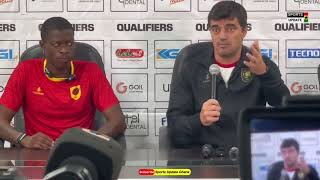 Angola Pedro Gonçalves speaks ahead of Ghana match  2025 AFCON Qualifiers [upl. by Ellswerth]