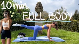 10MIN everyday full body hourglass pilates workout  no equipment  beginner friendly [upl. by Droffig261]