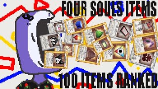 Binding of Isaac Ranking ALL Four Souls items Part 1 [upl. by Arah]