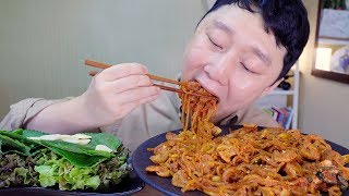 야채곱창 리얼이팅사운드 먹방 bd Stirfried Beef Tripe with Vegetables Real Eating Sounds Mukbang ASMR [upl. by Melba]