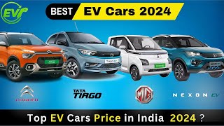 Top EV cars in India 2024  Best EVs with Price amp Features  Tata Nano EV ka dar [upl. by Havener]