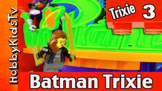 Trixie In Space 3 Batman Imaginext with Green Lantern HobbyKidsTV [upl. by Maice900]