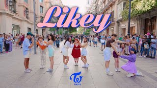 KPOP IN PUBLIC TWICE 트와이스  LIKEY ONE TAKE DANCE COVER BARCELONA [upl. by Bricker726]