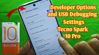 Tecno Spark 10 pro Developer Options  How to Enable Developer Mode amp USB Debugging in Tecno Android [upl. by Ydal]