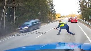 Craziest Ways Police Stopped Suspects  Caught on Dashcam [upl. by Auqinihs469]