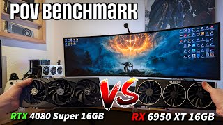 RTX 4080 Super Vs RX 6950 XT  Test in 12 Games  Samsung Oled G9 Odyssey 49quot  POV Benchmark [upl. by Leakim]